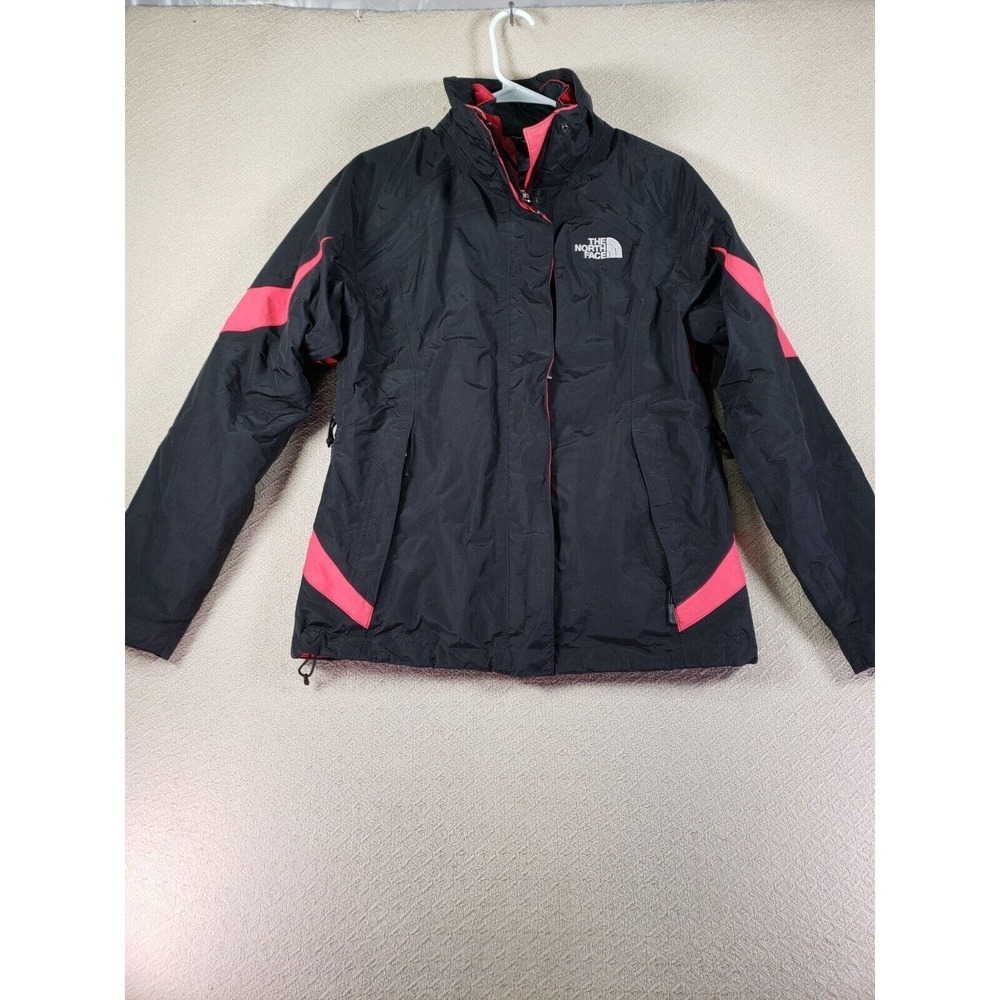 The North Face Jacket Womens Small Black Full Zip Windbreaker Jacket Winter Wear - Picture 1 of 10